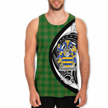 Fitz-Eustace Irish Clan Men's Tank Top Celtic Circle Style Men - Tartan Vibes Clothing