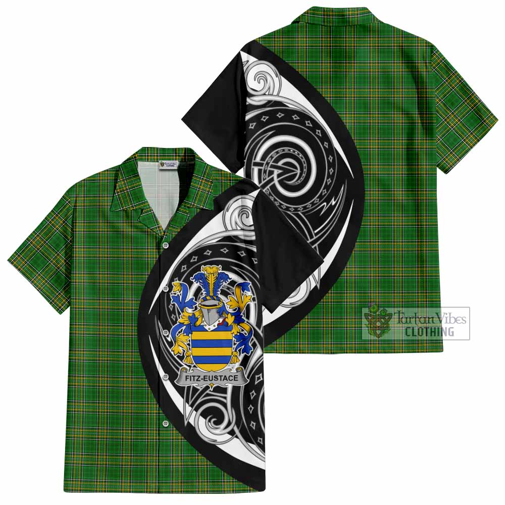 Fitz-Eustace Irish Clan Hawaiian Shirt Celtic Circle Style - Tartan Vibes Clothing