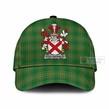 Fitz-Gerald Irish Clan Tartan Classic Cap with Coat of Arms