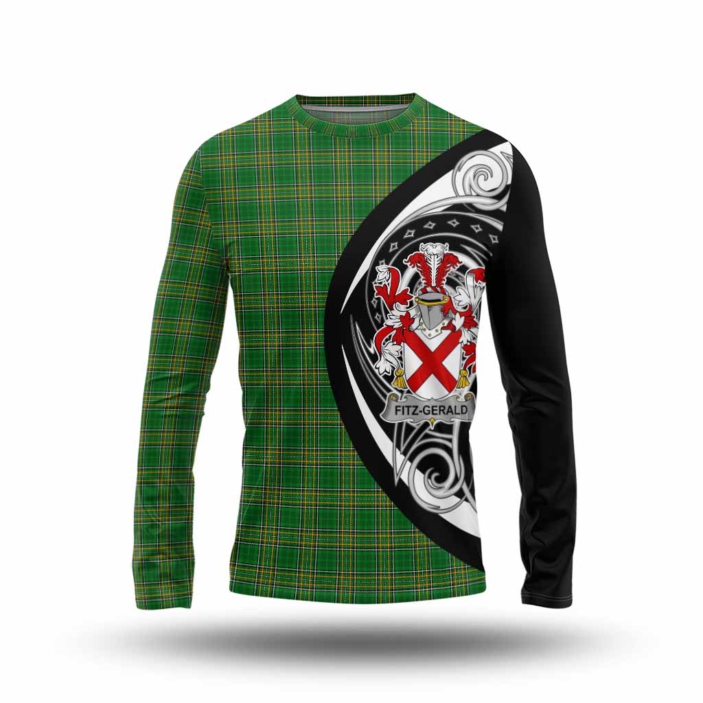 Fitz-Gerald Irish Clan Long Sleeve T-Shirt Celtic Circle Style Unisex - Tartan Vibes Clothing