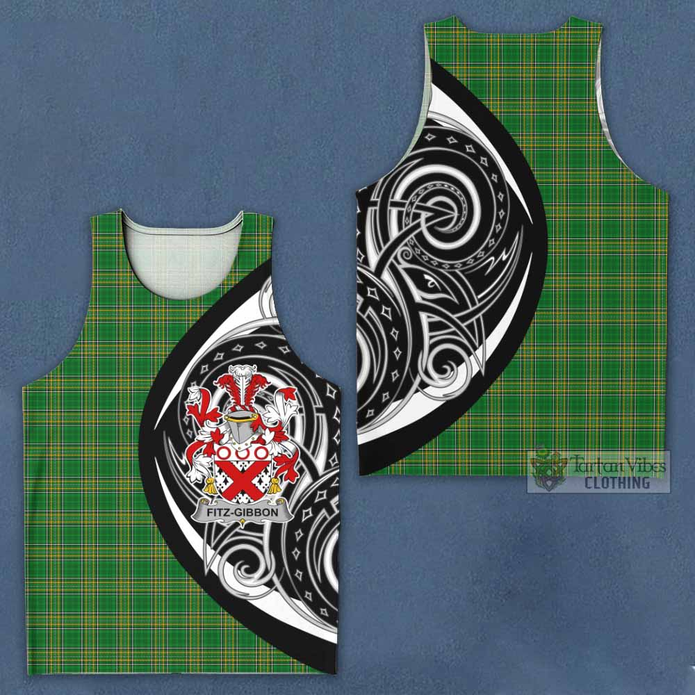 Fitz-Gibbon Irish Clan Men's Tank Top Celtic Circle Style - Tartan Vibes Clothing