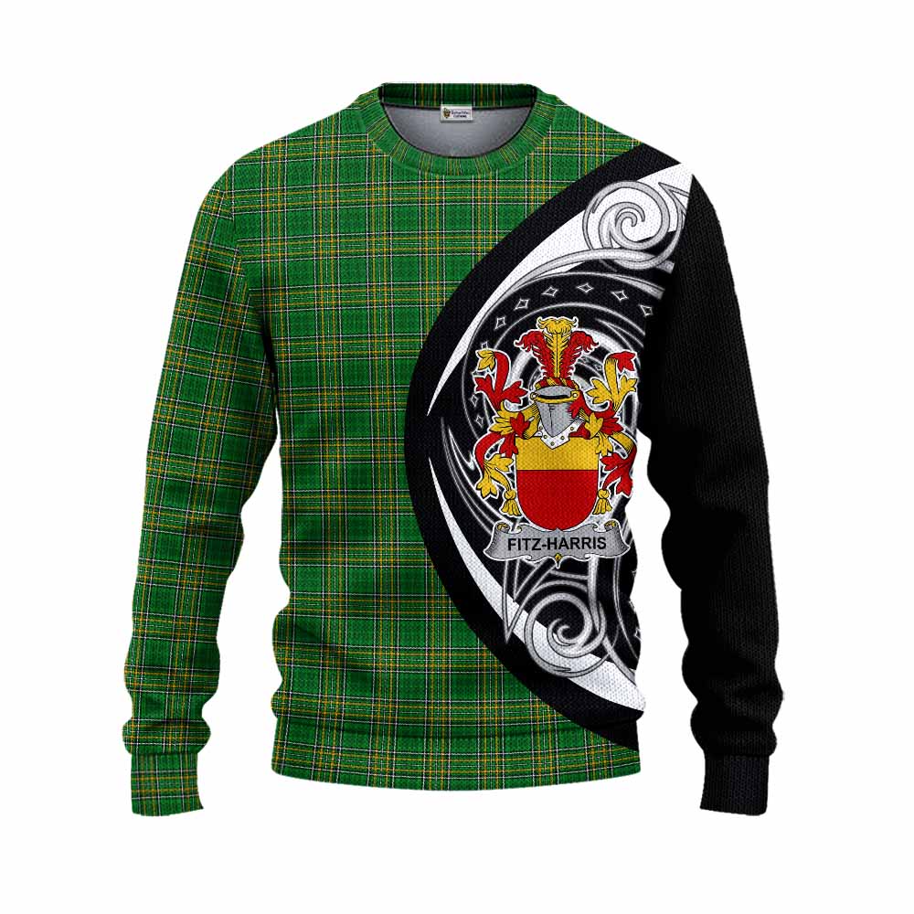 Fitz-Harris Irish Clan Knitted Sweater Celtic Circle Style Unisex - Tartan Vibes Clothing