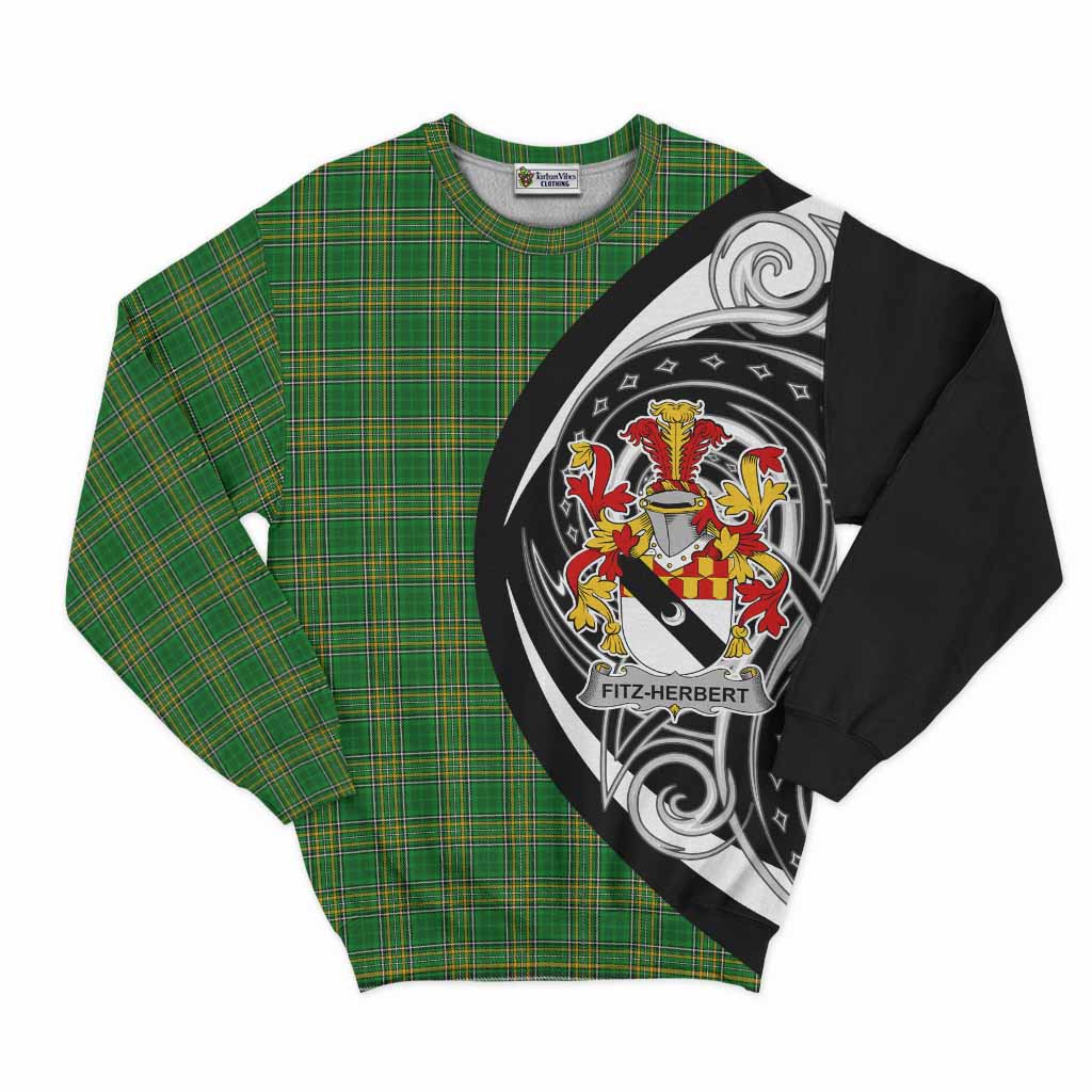 Fitz-Herbert Irish Clan Sweatshirt Celtic Circle Style Unisex - Tartan Vibes Clothing