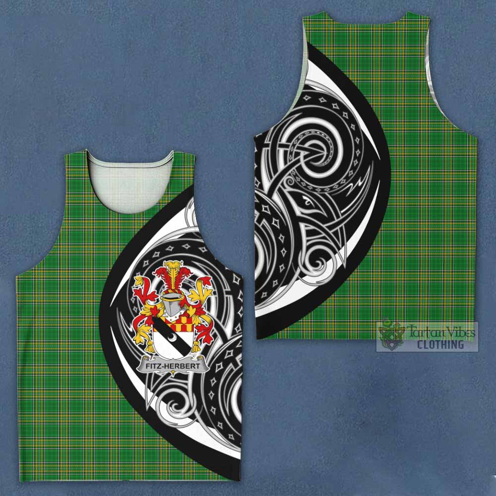 Fitz-Herbert Irish Clan Men's Tank Top Celtic Circle Style - Tartan Vibes Clothing