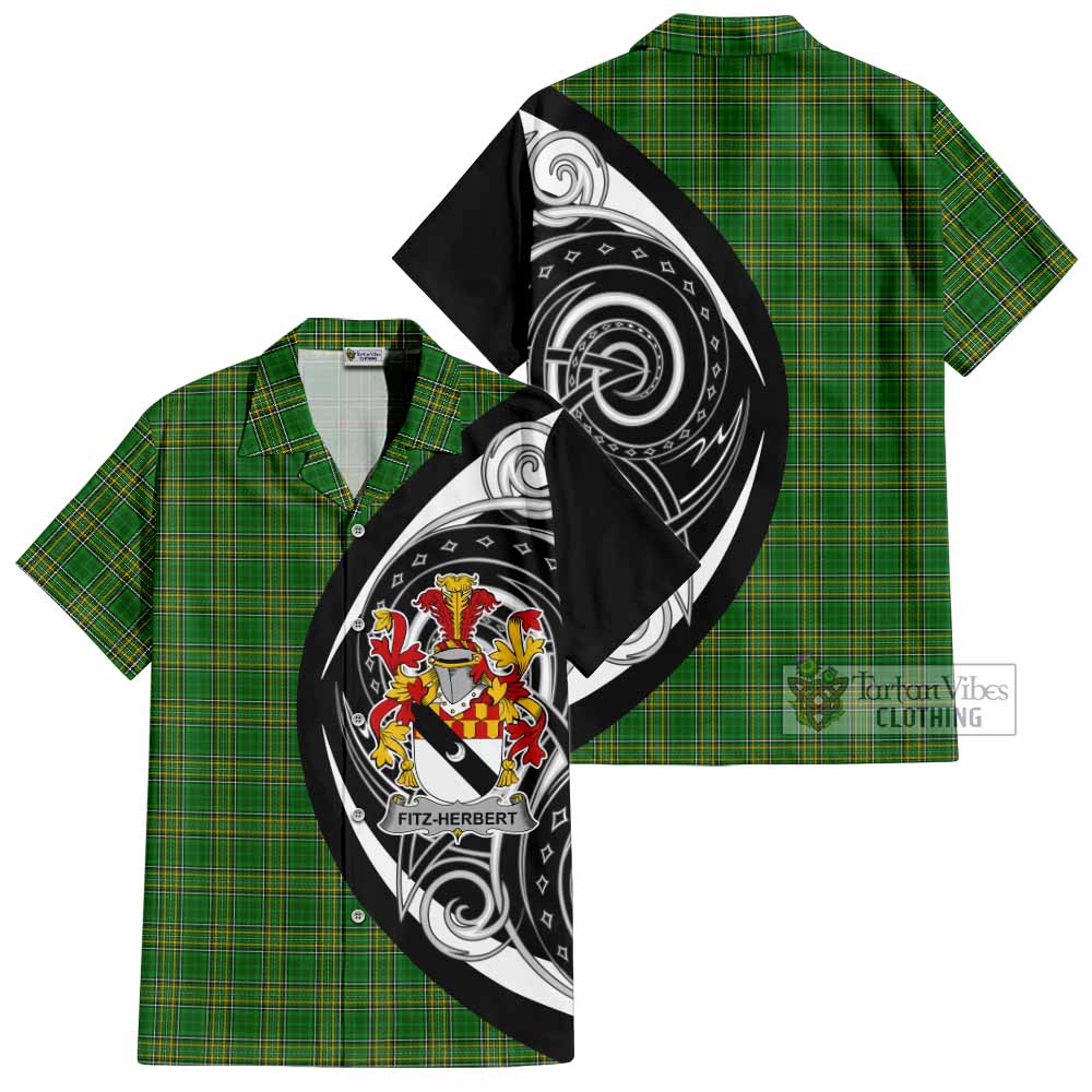 Fitz-Herbert Irish Clan Hawaiian Shirt Celtic Circle Style - Tartan Vibes Clothing