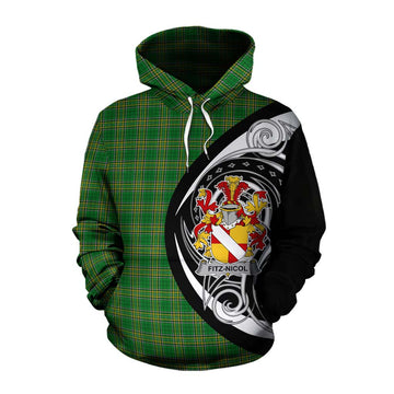 Fitz-Nicol Irish Clan Cotton Hoodie Celtic Circle Style Pullover Hoodie XS - Tartan Vibes Clothing