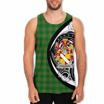 Fitz-Nicol Irish Clan Men's Tank Top Celtic Circle Style Men - Tartan Vibes Clothing