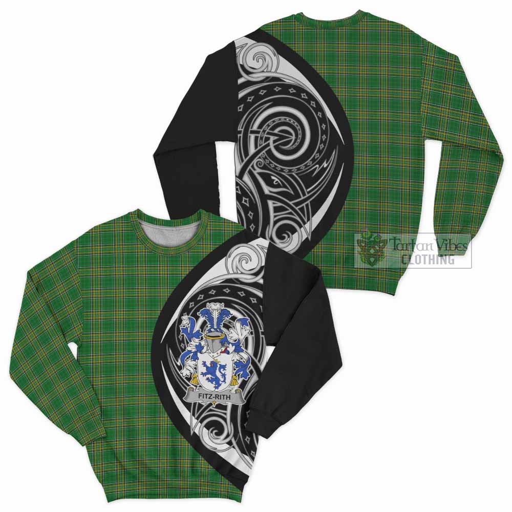 Fitz-Rith Irish Clan Sweatshirt Celtic Circle Style - Tartan Vibes Clothing