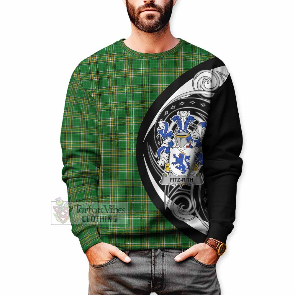 Fitz-Rith Irish Clan Sweatshirt Celtic Circle Style - Tartan Vibes Clothing
