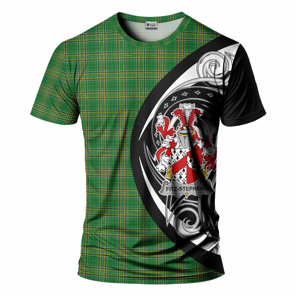 Fitz-Stephens Irish Clan T-Shirt Celtic Circle Style Kid's Shirt - Tartan Vibes Clothing