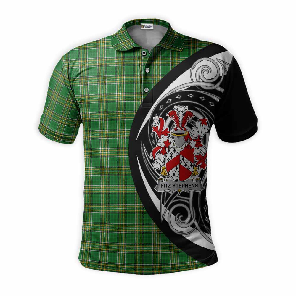 Fitz-Stephens Irish Clan Polo Shirt Celtic Circle Style Kid - Tartan Vibes Clothing
