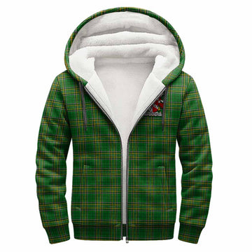 Fitz-Stephens Irish Clan Tartan Sherpa Hoodie with Coat of Arms Unisex S - Tartan Vibes Clothing