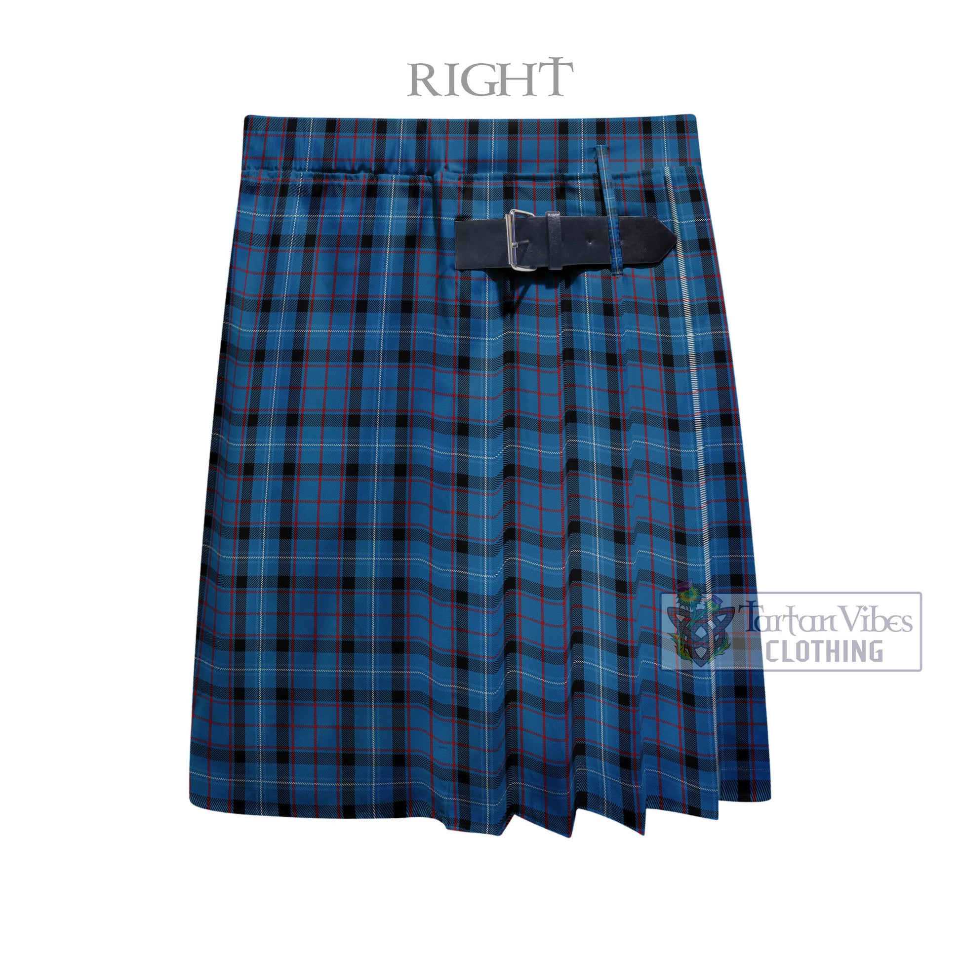 Tartan Vibes Clothing Fitzgerald Family Tartan Men's Pleated Skirt - Fashion Casual Retro Scottish Style