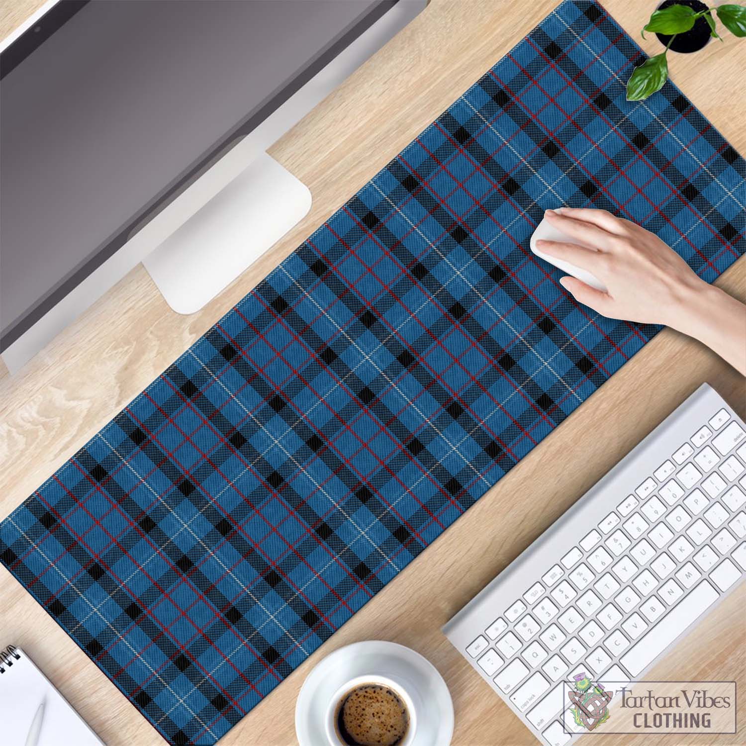 Tartan Vibes Clothing Fitzgerald Family Tartan Mouse Pad