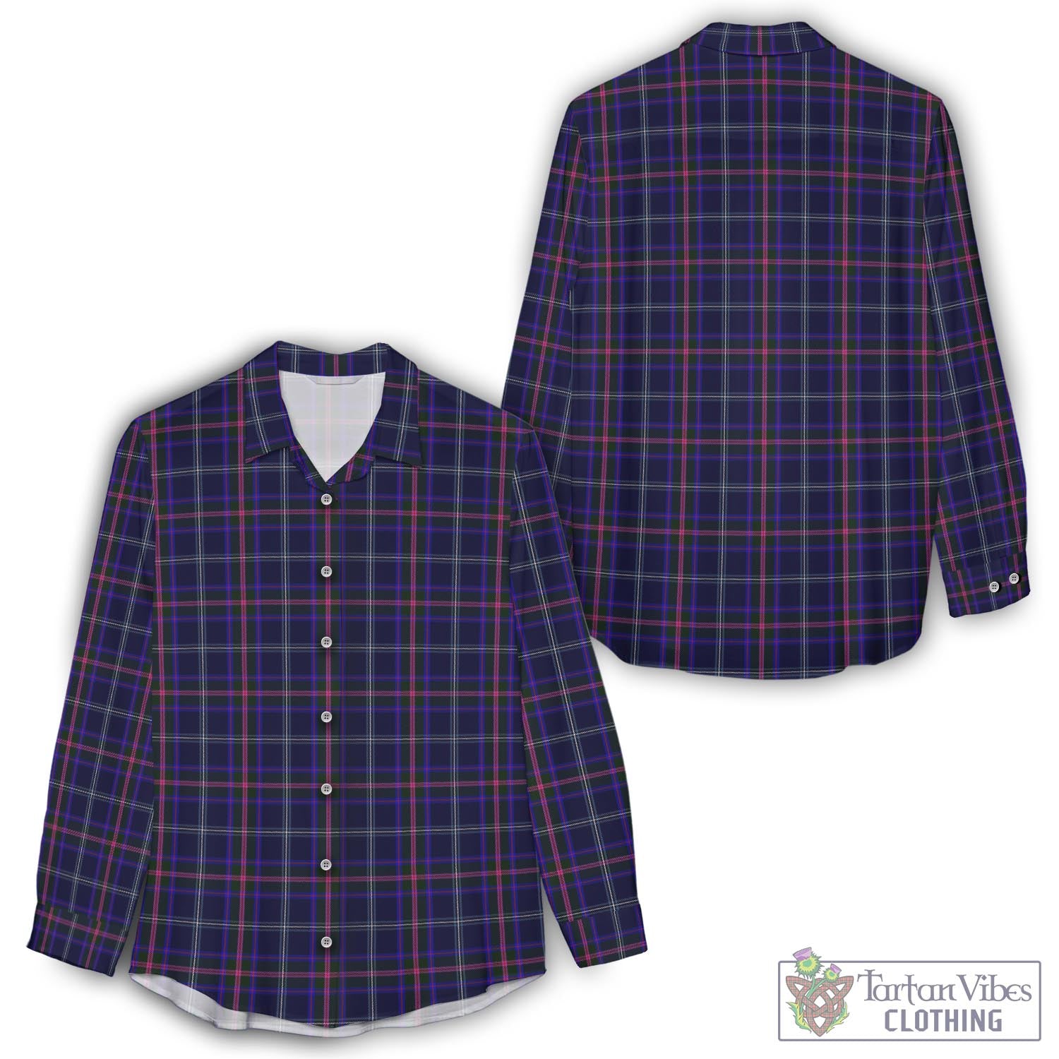 Fitzgerald Hunting Tartan Womens Casual Shirt