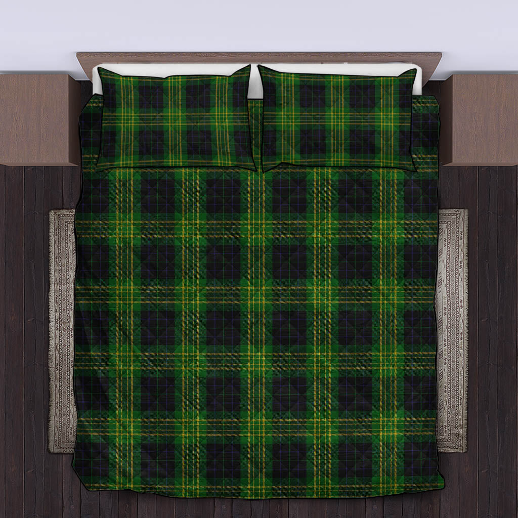 Fitzpatrick Tartan Quilt Bed Set King - Tartan Vibes Clothing