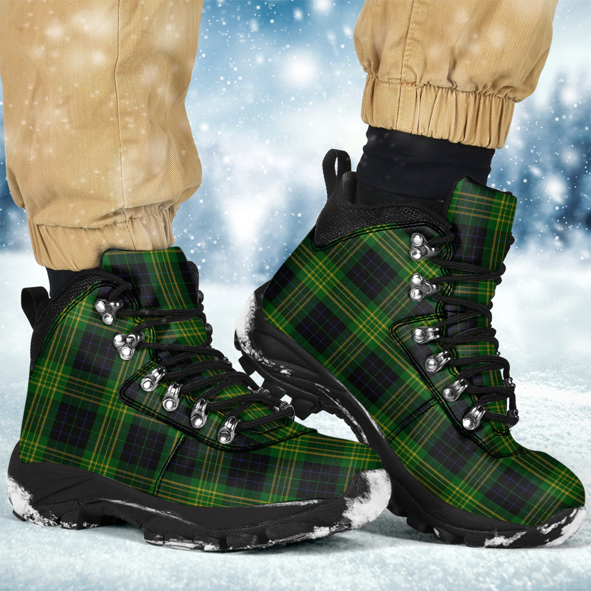 Fitzpatrick Hunting Tartan Alpine Boots - Tartanvibesclothing