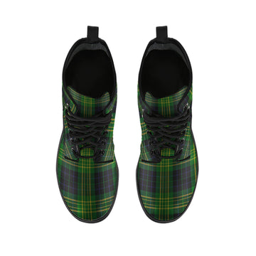 Fitzpatrick Tartan Leather Boots