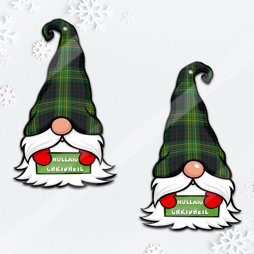 Fitzpatrick Gnome Christmas Ornament with His Tartan Christmas Hat - Tartan Vibes Clothing