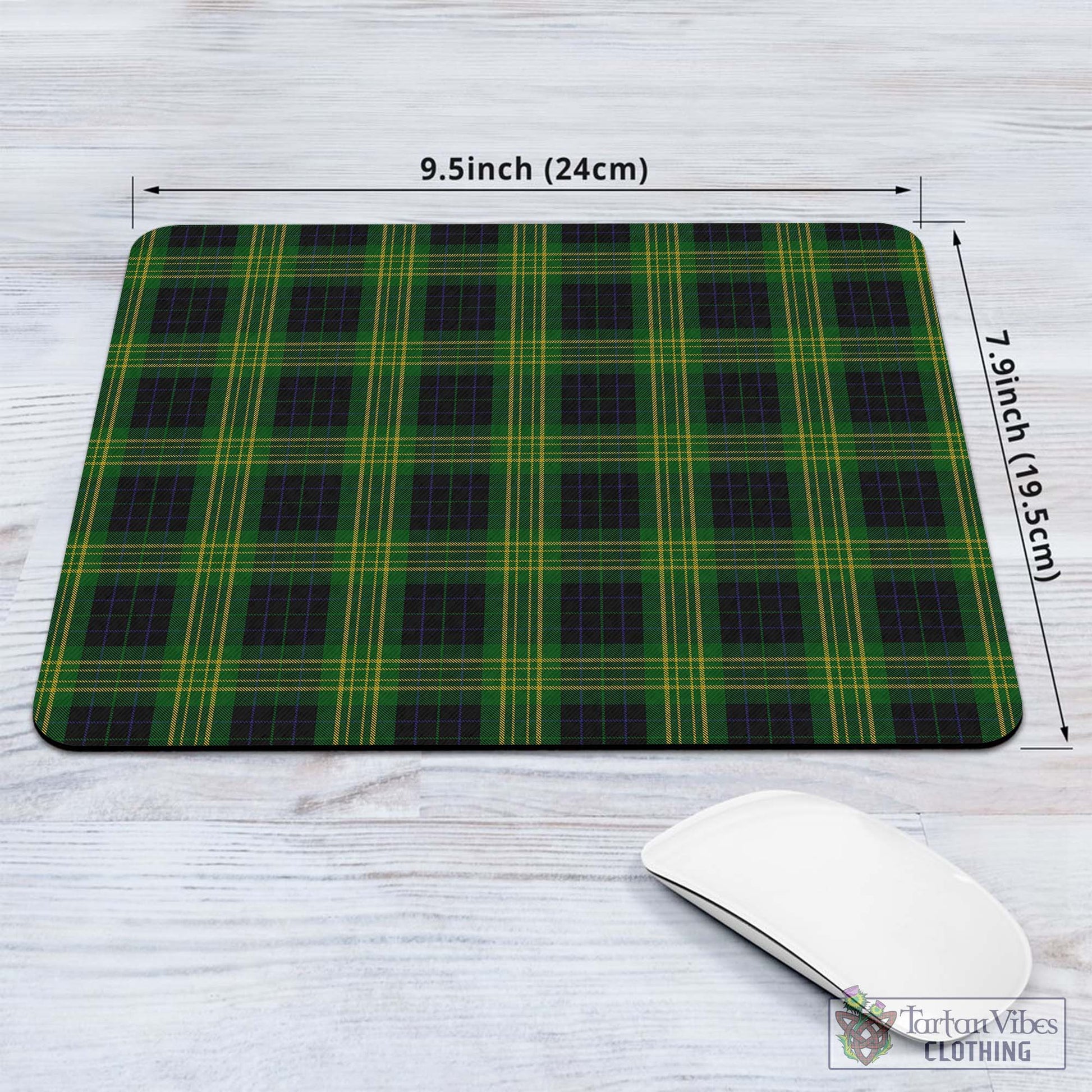 Tartan Vibes Clothing Fitzpatrick Hunting Tartan Mouse Pad