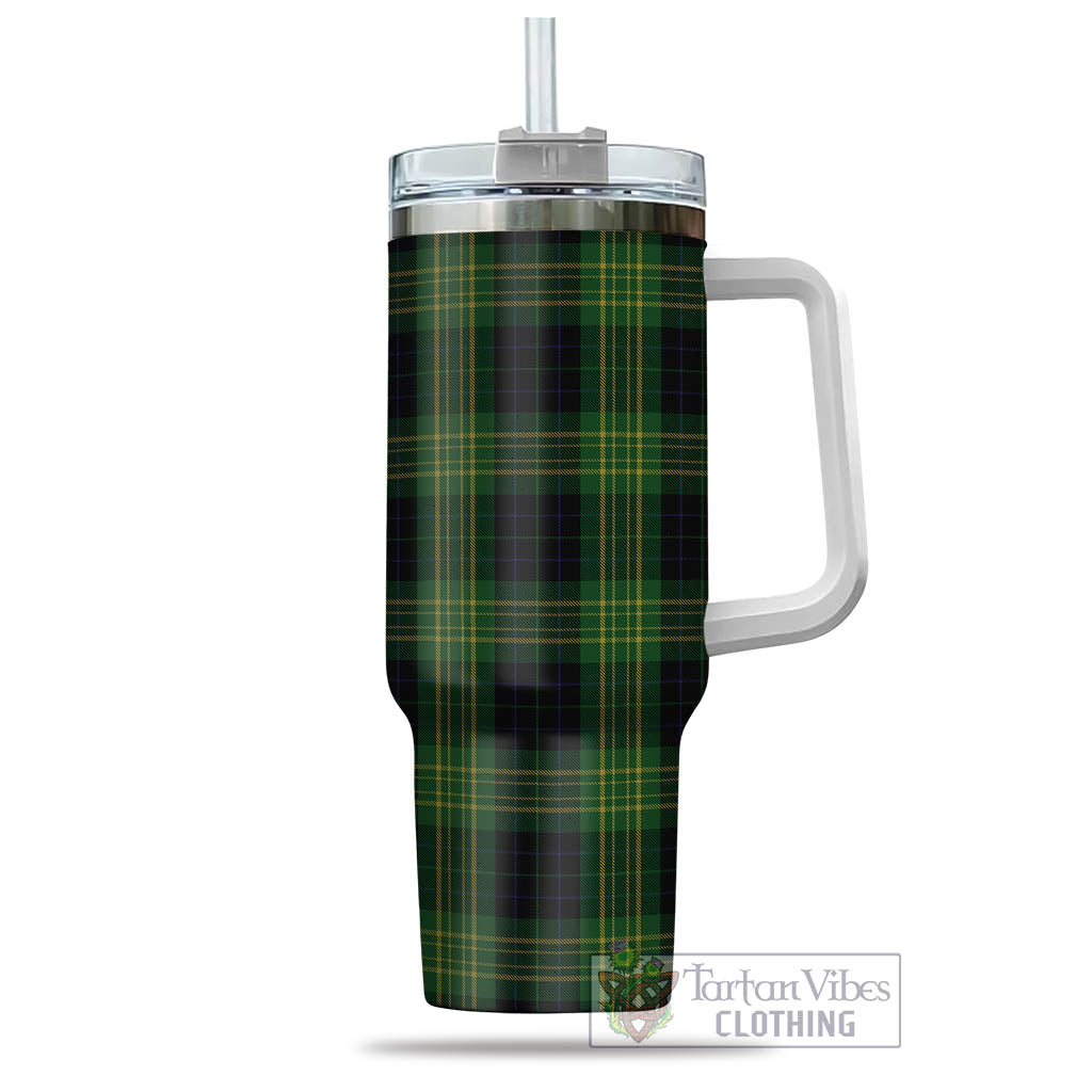 Tartan Vibes Clothing Fitzpatrick Hunting Tartan Tumbler with Handle