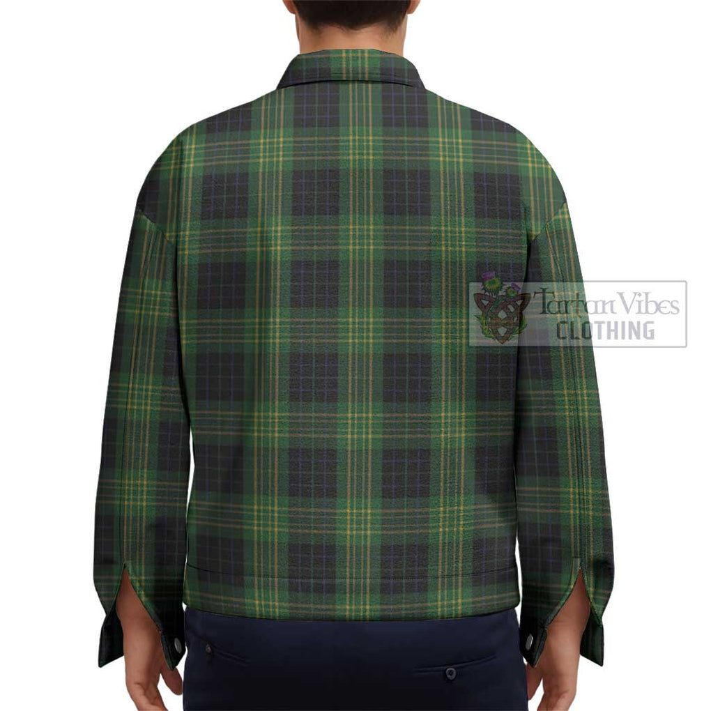 Fitzpatrick Tartan Unisex Lapel Cotton Jacket - Tartan Vibes Clothing