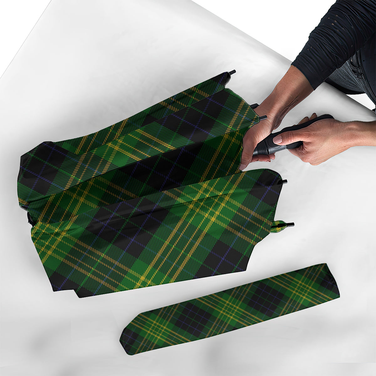 Fitzpatrick Hunting Tartan Umbrella - Tartanvibesclothing