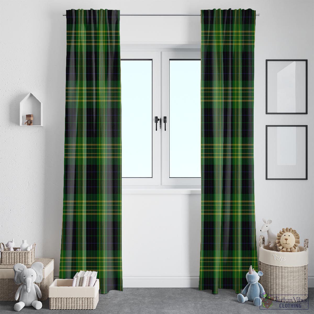 Fitzpatrick Hunting Tartan Window Curtain