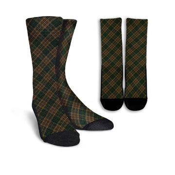 Fitzsimmons Tartan Crew Socks Cross Tartan Style