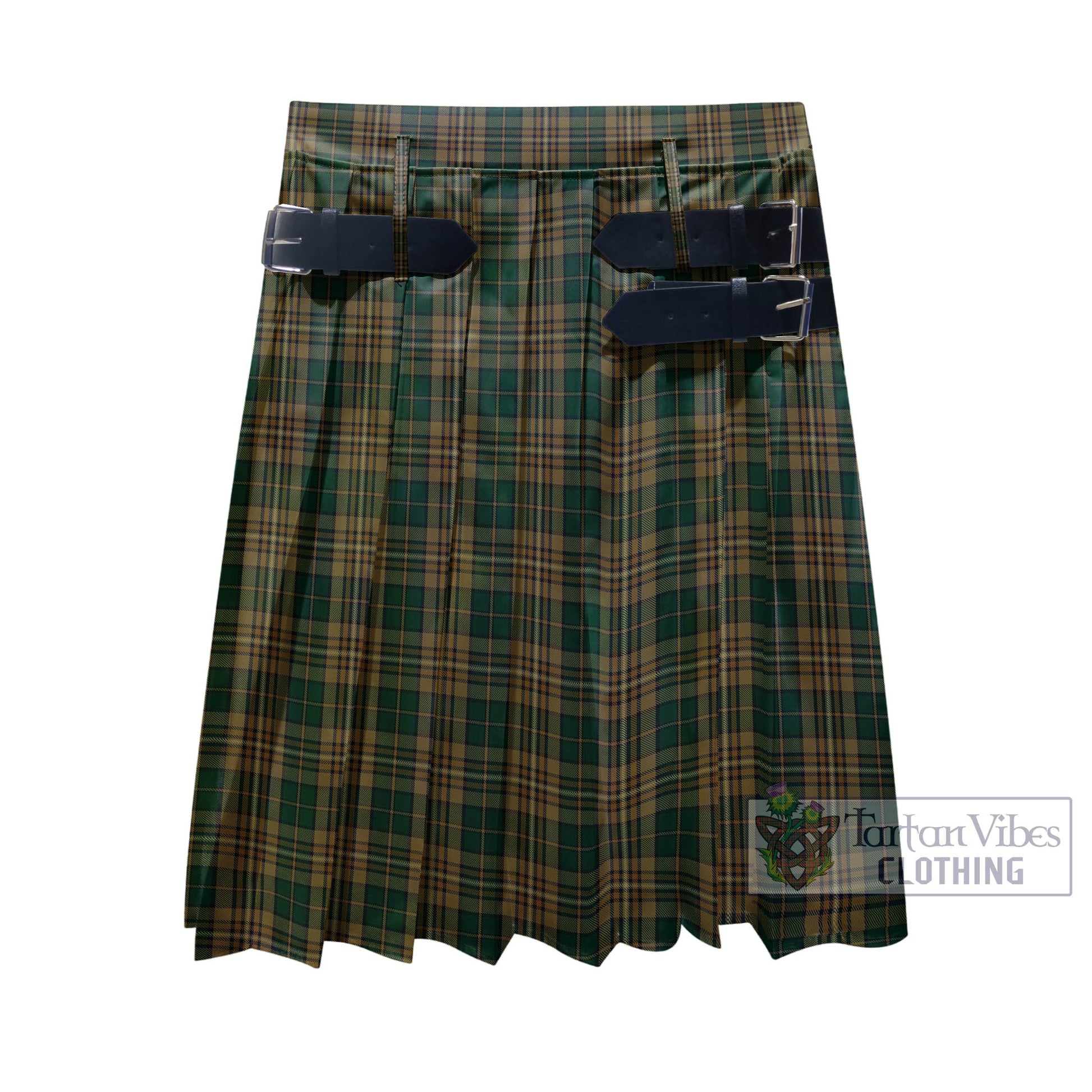 Tartan Vibes Clothing Fitzsimmons Tartan Men's Pleated Skirt - Fashion Casual Retro Scottish Style