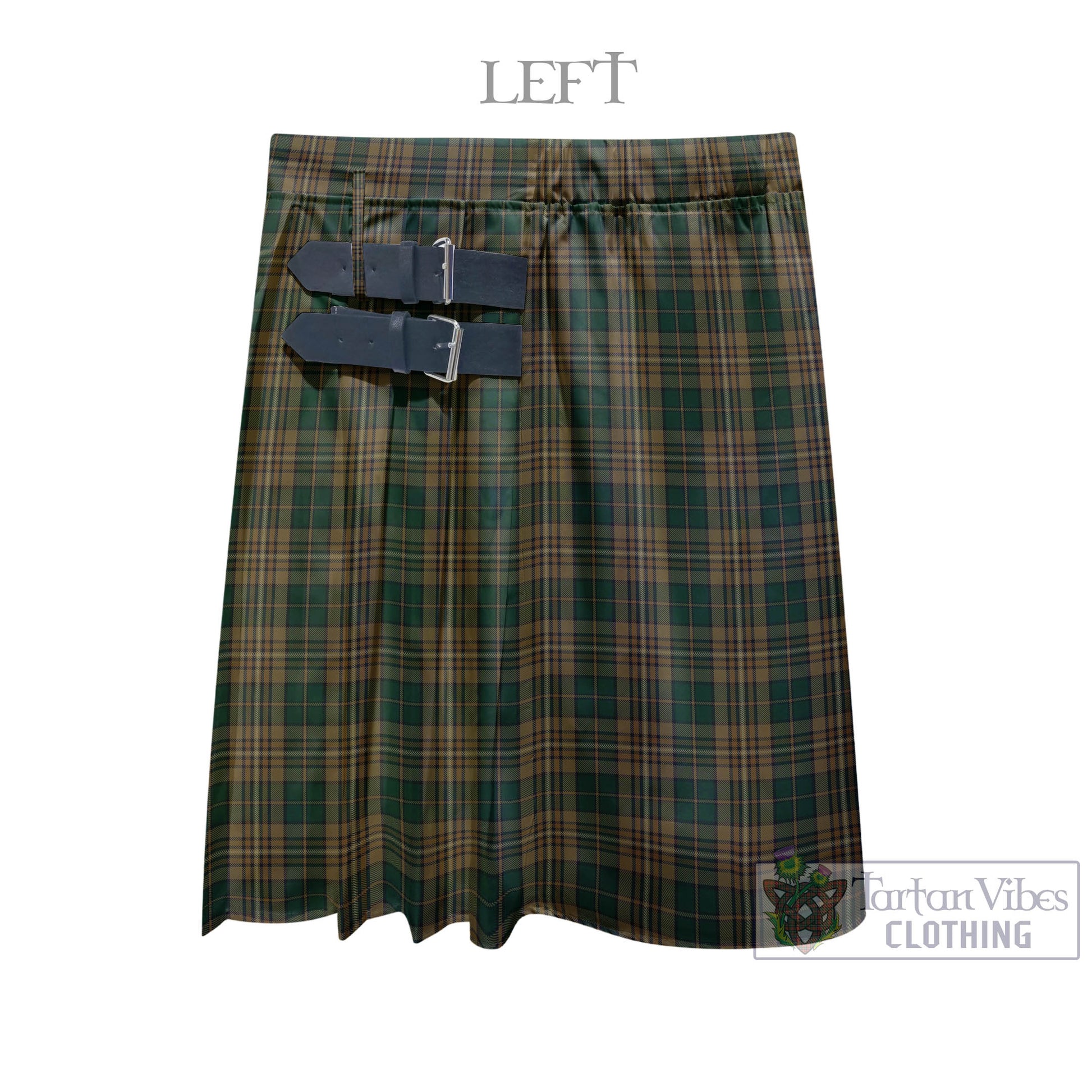 Tartan Vibes Clothing Fitzsimmons Tartan Men's Pleated Skirt - Fashion Casual Retro Scottish Style