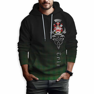 Flaherty Irish Clan Hoodie with Coat of Arms Erin Go Bragh Celtic Inspired Pullover Hoodie - Tartan Vibes Clothing