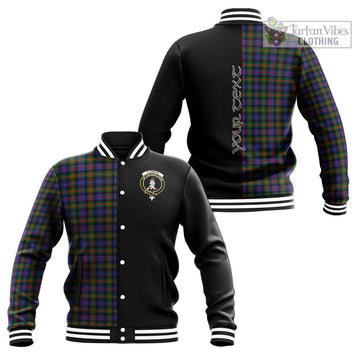 Fleming Tartan Baseball Jacket with Family Crest and Half Of Me Style