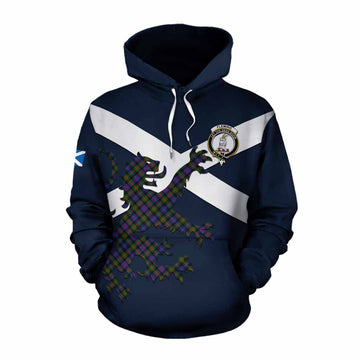 Fleming Tartan Lion Rampant Cotton Hoodie Proudly Display Your Heritage with Alba Gu Brath and Clan Name