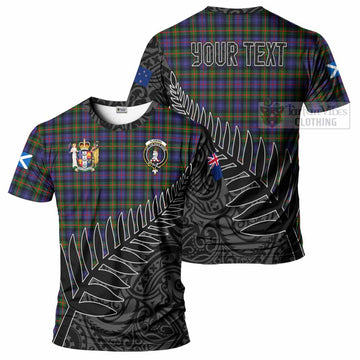 Fleming Crest Tartan T-Shirt with New Zealand Silver Fern Half Style