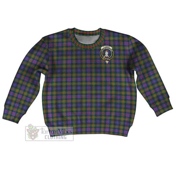 Fleming Tartan Kid Ugly Sweater with Family Crest