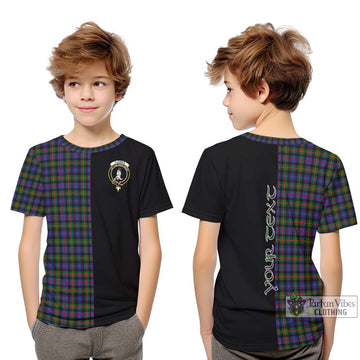 Fleming Tartan Kid T-Shirt with Family Crest and Half Of Me Style