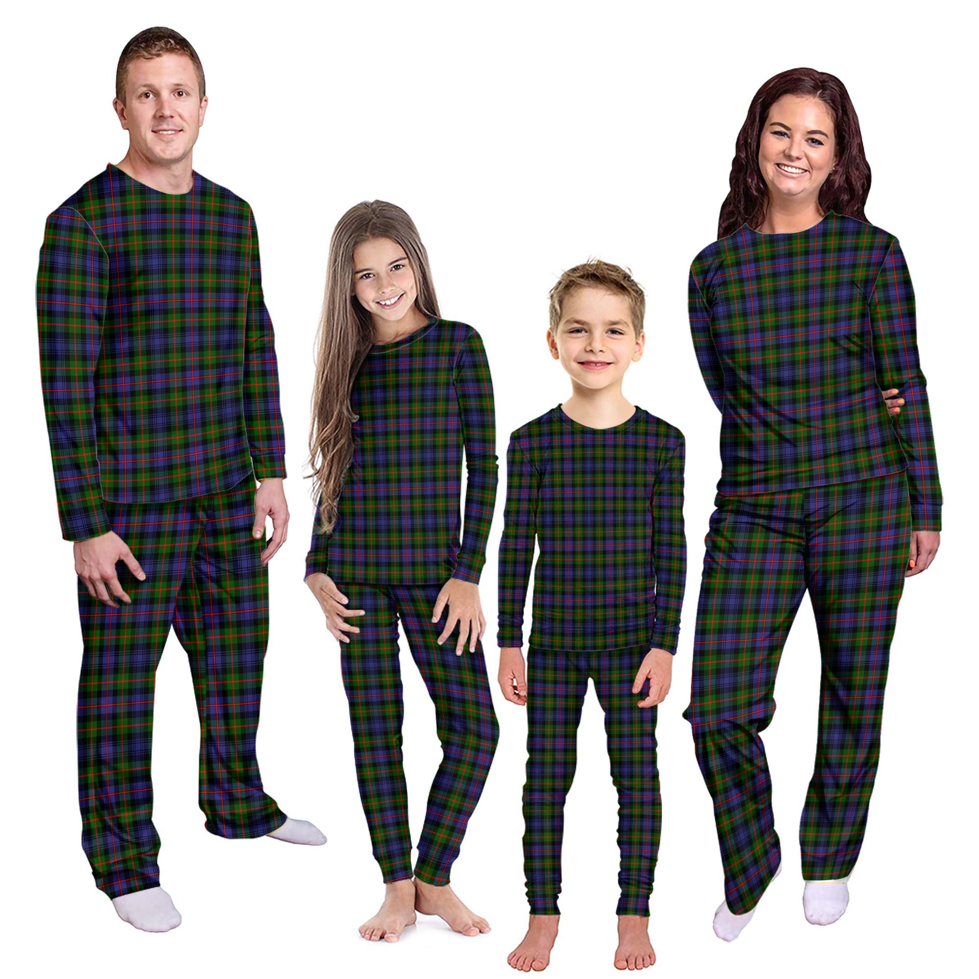 Fleming Tartan Pajamas Family Set Kid - Tartan Vibes Clothing