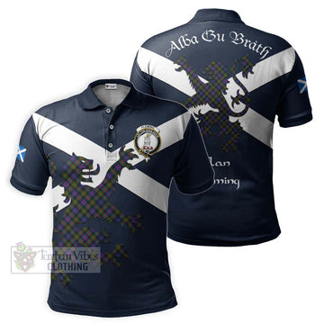 Fleming Tartan Lion Rampant Polo Shirt Proudly Display Your Heritage with Alba Gu Brath and Clan Name