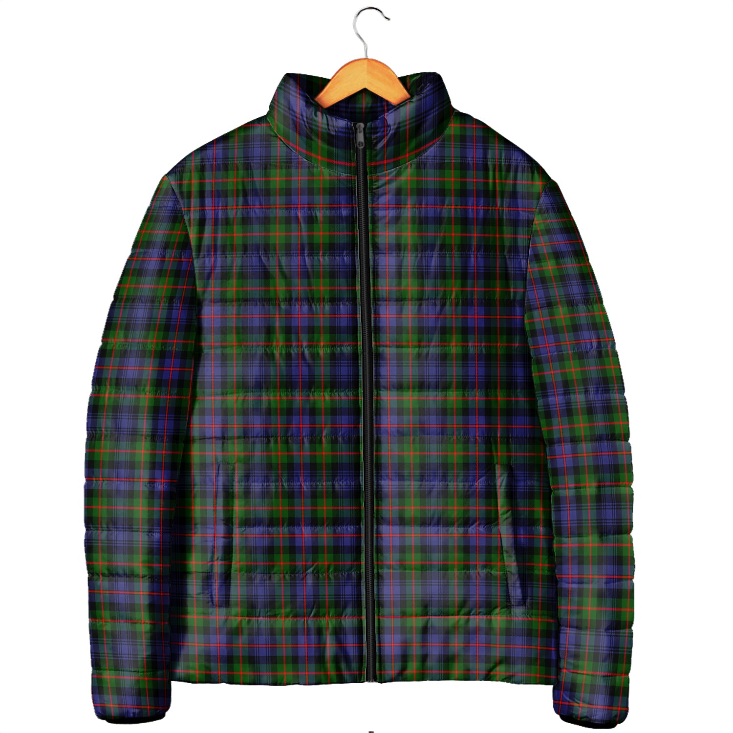 Fleming Tartan Padded Jacket Men's Padded Jacket - Tartan Vibes Clothing