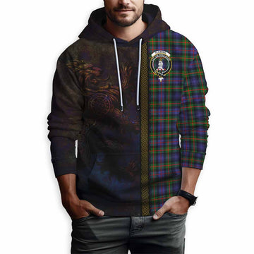 Fleming Tartan Family Crest Hoodie Alba Gu Brath Be Brave Lion Ancient Style Pullover Hoodie - Tartan Vibes Clothing
