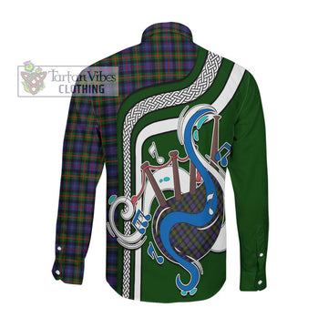 Fleming Tartan Long Sleeve Button Shirt with Epic Bagpipe Style