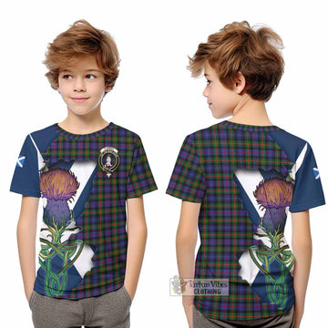 Fleming Tartan Family Crest Kid T-Shirt Scottish Thistle Celtic Inspired - Tartan Vibes Clothing