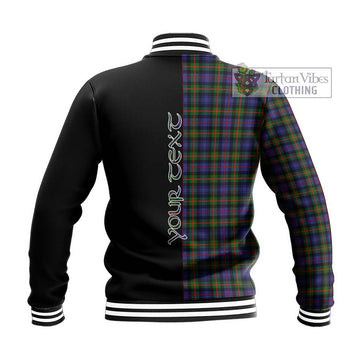 Fleming Tartan Baseball Jacket with Family Crest and Half Of Me Style