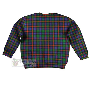 Fleming Tartan Kid Ugly Sweater with Family Crest