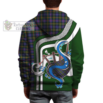 Fleming Tartan Hoodie with Epic Bagpipe Style