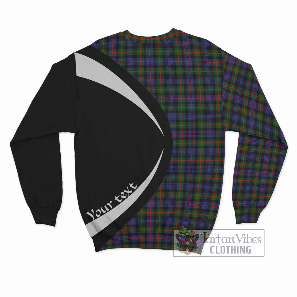 Fleming Tartan Sweatshirt with Family Crest Circle Style - Tartan Vibes Clothing