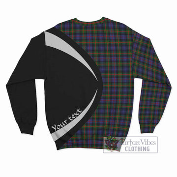 Fleming Tartan Sweatshirt with Family Crest Circle Style