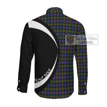 Fleming Tartan Long Sleeve Button Up with Family Crest Circle Style