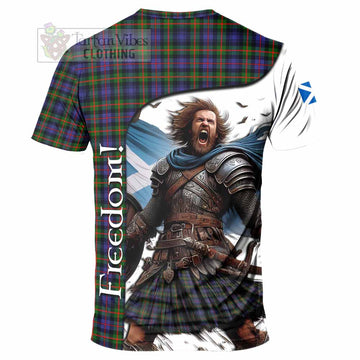 Fleming Crest Tartan T-Shirt Inspired by the Freedom of Scottish Warrior